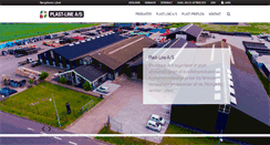 Desktop Screenshot of plast-line.dk